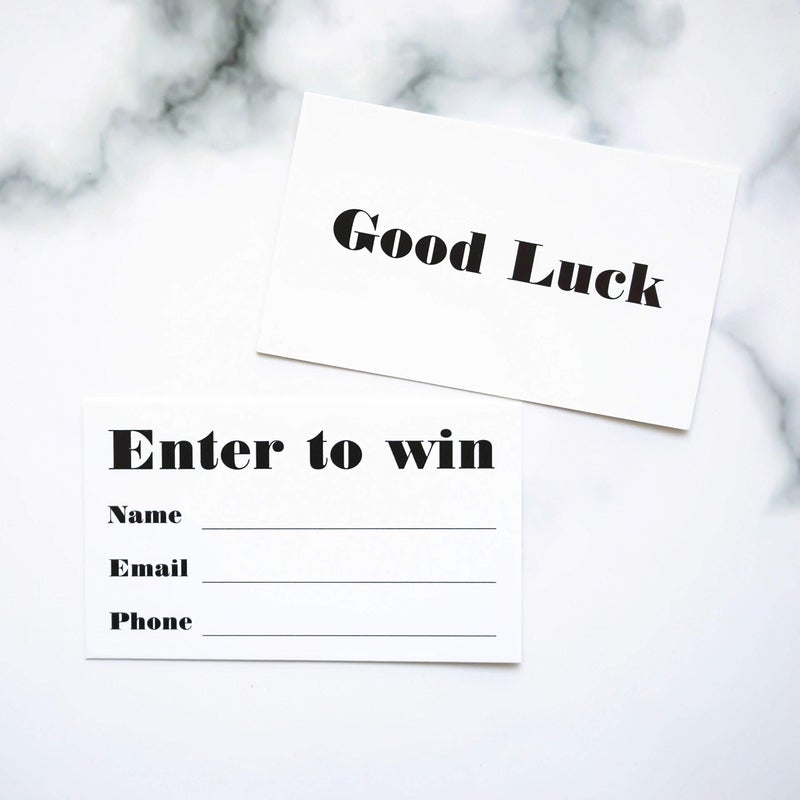 RXBC2011 Enter to Win Card 100pcs - Image 3